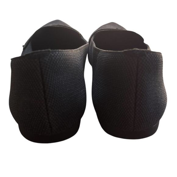 Vivaia Black Amelia Pointed Toe Sustainable Loafers Flats - Picture 9 of 12